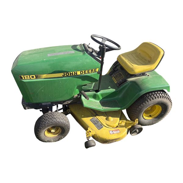 John Deere 180 Riding Mower 48 inch deck with FC540V motor Runs good