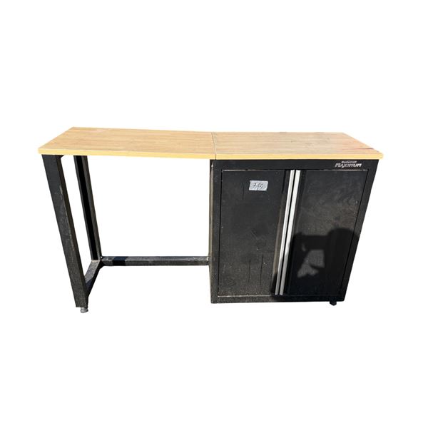 MasterCraft Maximum 2 door tool box wood top