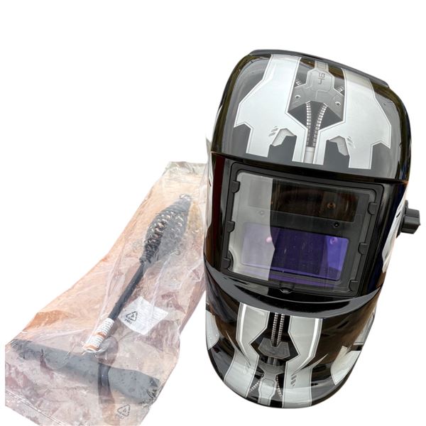 New Welding helmet and Cone chisel chipping hammer