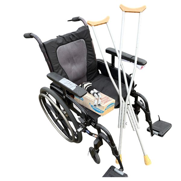 Wheelchair and Crutches