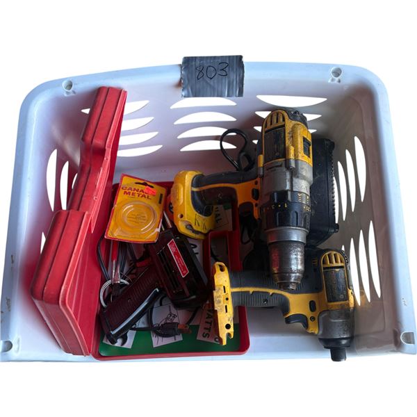 Dewalt Tools Impact Driver, Drill, Battery Charger, Electric Soldering Gun
