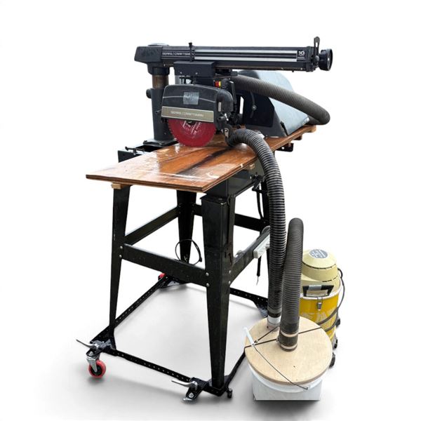 Sears / Craftsman Radial Arm Saw with Vacuum / Dust System