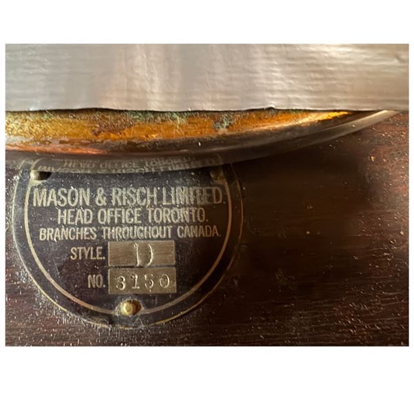 1895 Mason Risch Phonograph - Canadian Antique