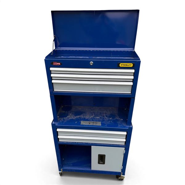 Stanley Tool Box - colour Blue, in good shape