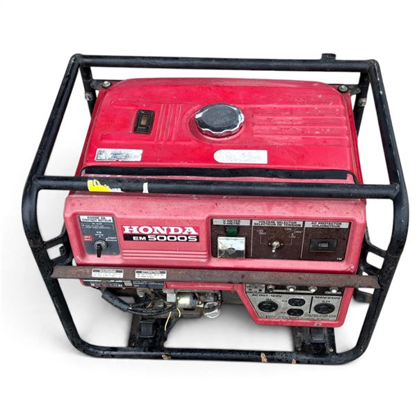 Honda EM 5000S Generator - gas engine