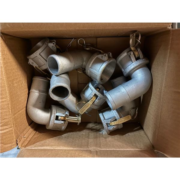 2 inch Type C 90 degree Elbow Cam Aluminum 6 pieces in box - NEW