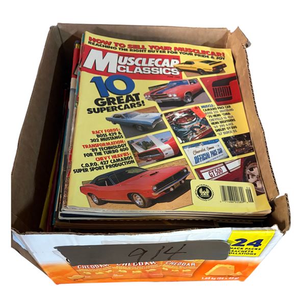 Box Of Magazines -  Hot Rods and Muscle Cars