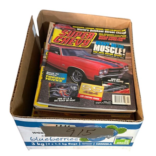 Box Of Magazines - Hot Rods and Muscle Cars