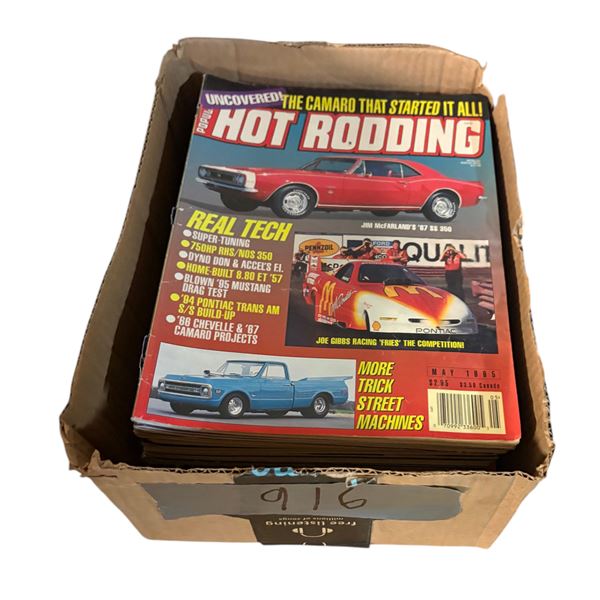 Box Of Magazines - Hot Rods and Muscle Cars
