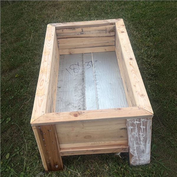 Wood Flower box 18x37 inch NEW