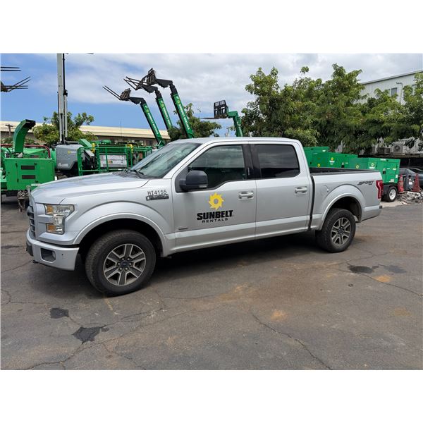 (HI4155) 2016 Ford F150 Pickup Truck 4WD, Gas, 130804 Miles, Lic. 747HDW (Starts & Runs - See Video)