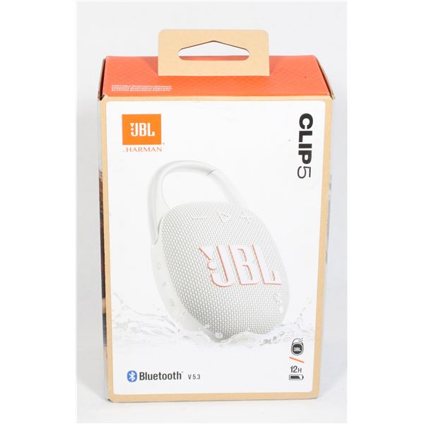 JBL CLIP 5 PORTABLE BLUE TOOTH SPEAKER