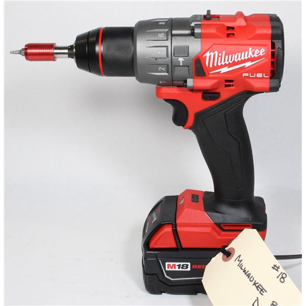 MILWAUKEE BRUSHLESS DRIVER