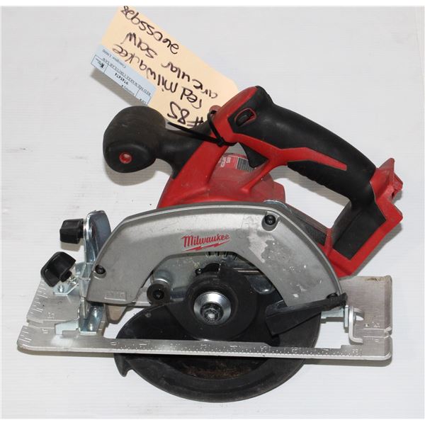 RED MILWAUKEE CIRCULAR SAW