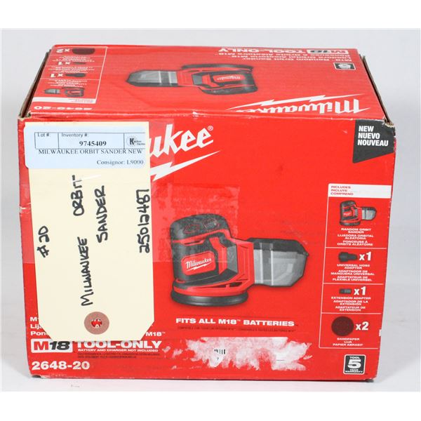MILWAUKEE ORBIT SANDER NEW