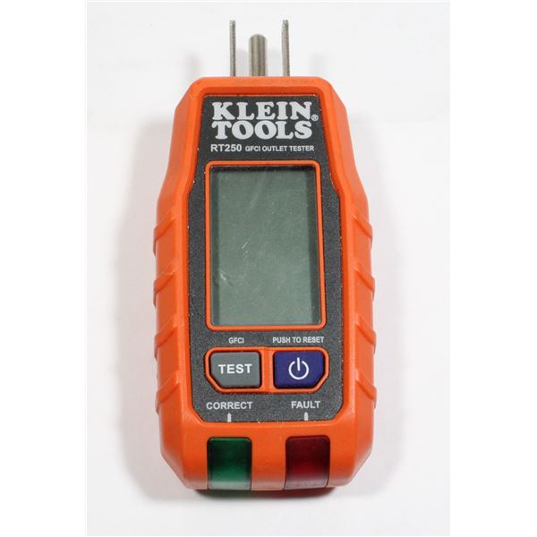 KLEIN TOOLS RT250 GFCI OUTLET TESTER