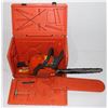 Image 1 : HUSQ VARNA CHAIN SAW IN A ORANGE CASE