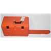 Image 6 : HUSQ VARNA CHAIN SAW IN A ORANGE CASE