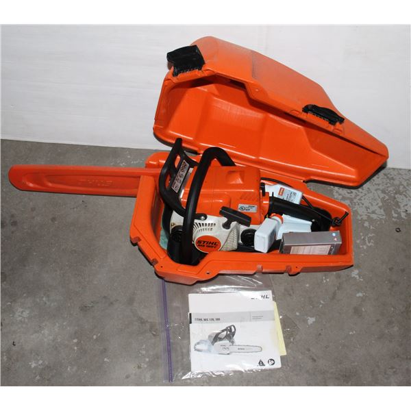 STIHL MS 180C 13" GAS CHAINSAW WITH CARRYING CASE
