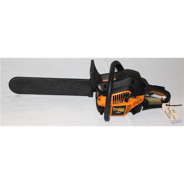 POULAN CHAIN SAW 42CC