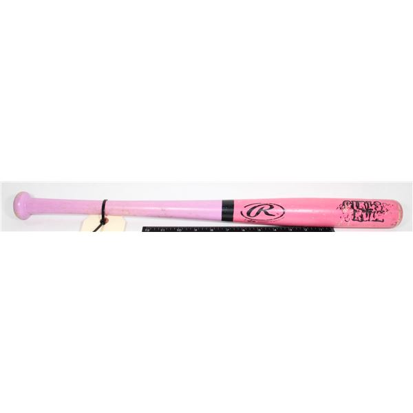 PINK BASEBALL BAT