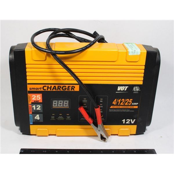 SMART CHARGER 4/12/25 AMP 12V