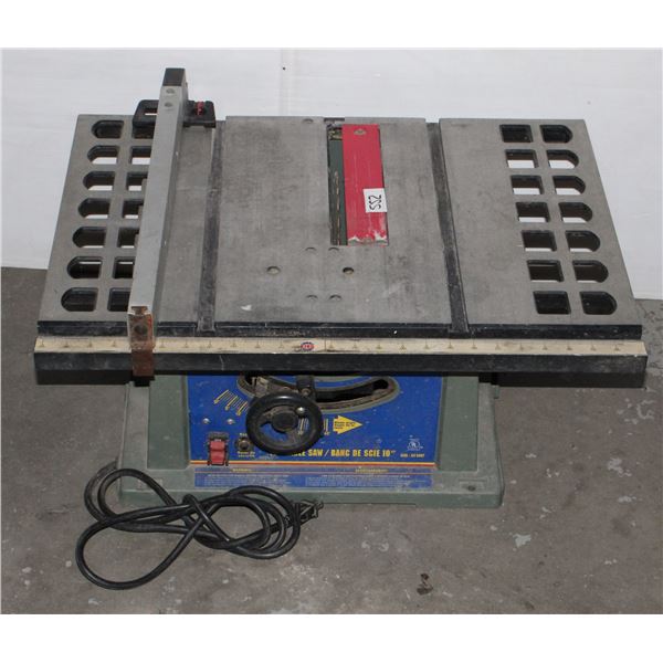KING CANADA 10" TABLE SAW