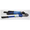 Image 1 : SET OF 2 BLUE BOLT CUTTERS12" AND 18"