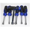 Image 2 : LOT OF 6 POWER FIST NUT DRIVERS SAE & METRIC SIZING