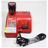 Image 1 : MILWAUKEE M12 AND M18 CHARGER WITH ONE M12 BATTERY