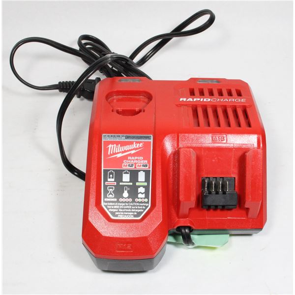 MILWAUKEE RAPID CHARGER M12 M18