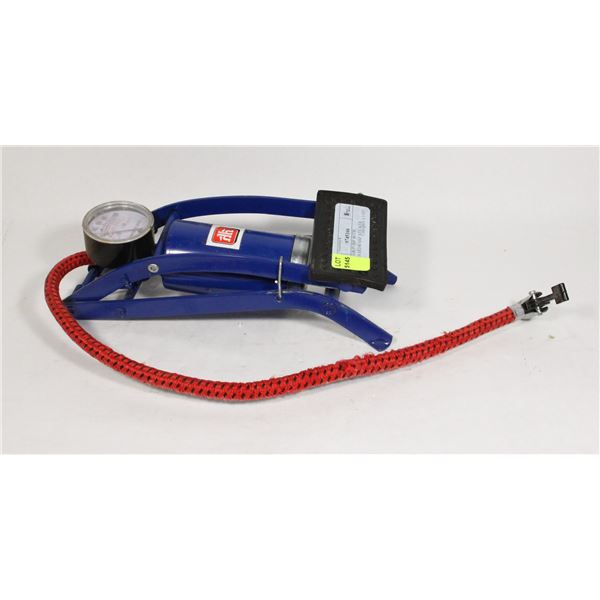 BLUE AIR PUMP WITH HOME HARDWARE STICKER