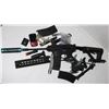 Image 1 : LOT OF BB OR AIRSOFT GUN ITEMS WITH GUN IN