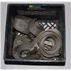 Image 1 : LOT OF 5 SPECIALTY END RATCHET STRAPS