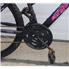 Image 3 : BLACK/PINK AVIGO 18 SPD MOUNTAIN BIKE