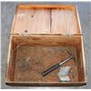 Image 1 : HOME MADE TOOL CHEST WITH A FINISHING HAMMER