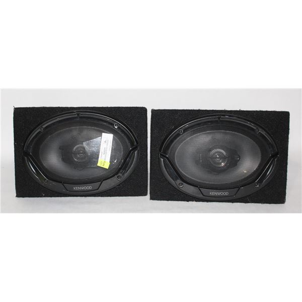 2 KENWOOD 6 BY 9'S WITH BOXES
