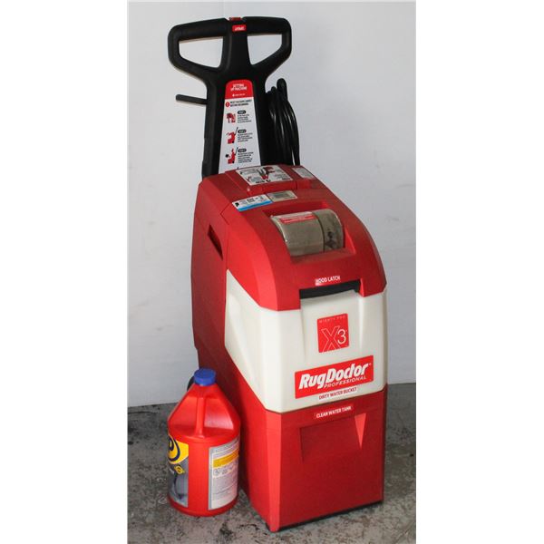 RUG DOCTOR MIGHTY PRO X3 & ZEP CARPET SHAMPOO