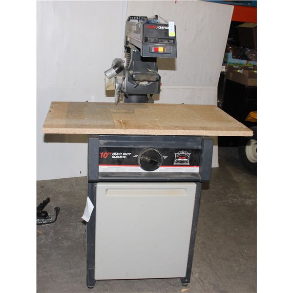 10" SEARS/ CRAFTSMAN RADIAL ARM SAW
