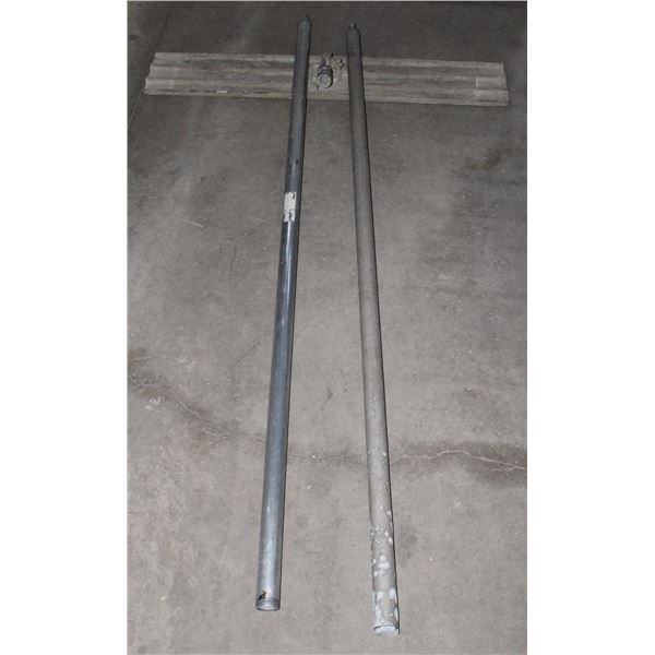 CONCRETE SPREADING TOOL WITH EXTENSION POLES