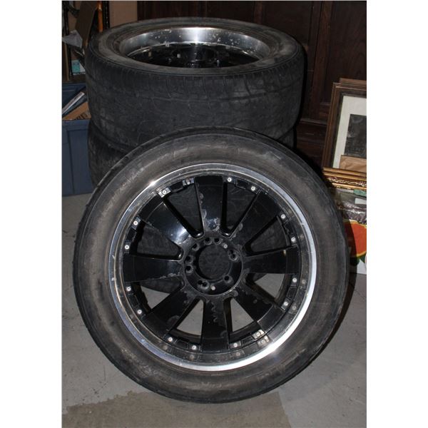 4 CHEVROLET 6 BOLT 305/45/22 WHEELS