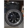 Image 1 : 4 CHEVROLET 6 BOLT 305/45/22 WHEELS