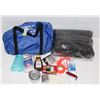 Image 1 : NAPA SURVIVAL KIT INCLUDING ARMY KNIFE, FLASHLIGHT