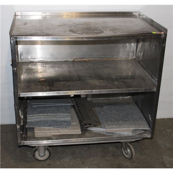 STAINLESS STEEL ROLLING SHELVING UNIT