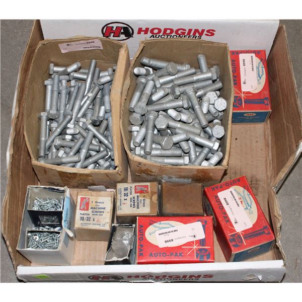 FLAT OF ASSORTED FASTENERS