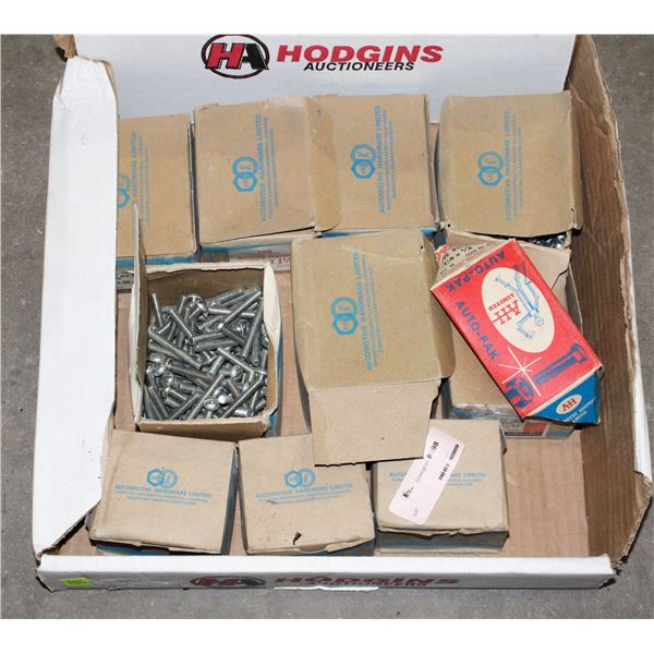 FLAT OF ASSORTED FASTENERS