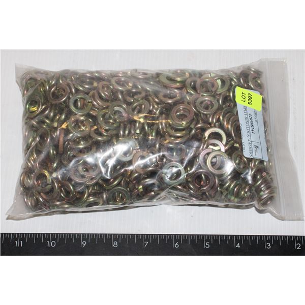 BAG OF SPLIT-RING LOCK WASHERS