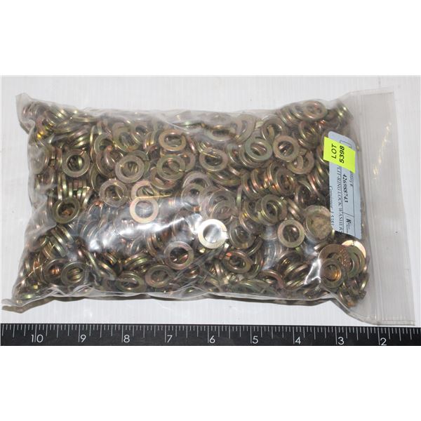 BAG OF SPLIT-RING LOCK WASHERS