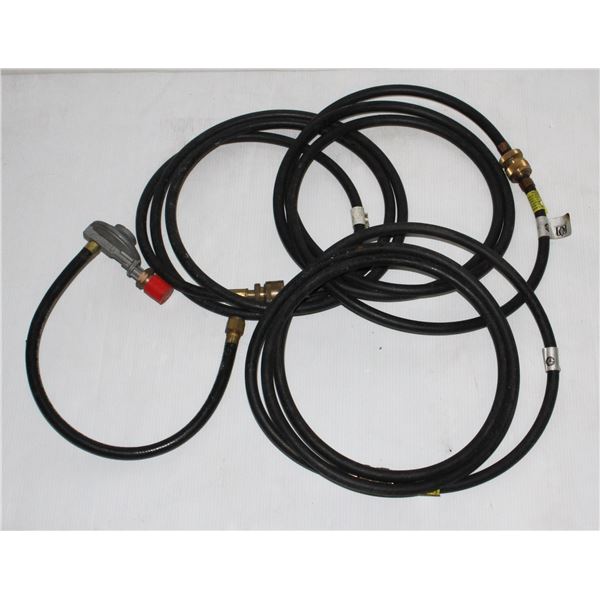 BOX OF SPECIALTY HOSES, NATURAL GAS/ PROPANE ECT