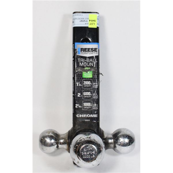 REESE TRI-BALL MOUNT HITCH, 2" RECEIVER